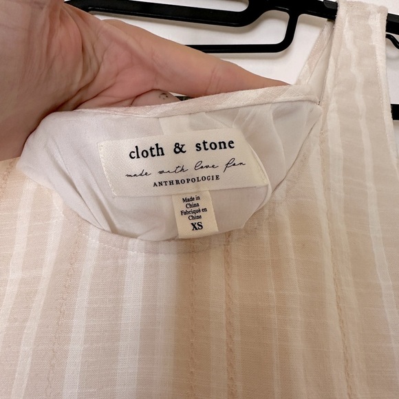 Anthropologie Cloth & Stone Bow Tied
Chambray Tunic Dress striped - Picture 11 of 11